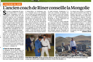 article Le Parisien le 27 Septembre 2013