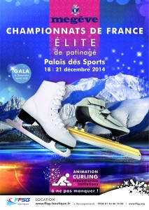 affiche France patinage 2014