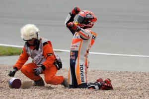 marquez a genoux allemagne