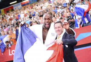 JUDO - JO 2012 - 2012 riner (teddy) - (fra) - campargue (benoit) - (fra) - *** Local Caption ***