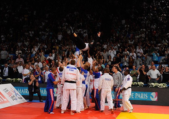 rance Championne du Monde en Judo par équipe 2011 à Bercy