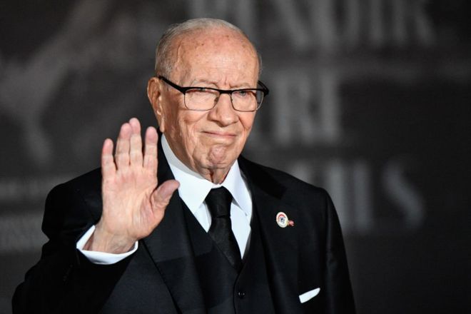 Caid Beji ESSEBSI , président de la Tunisie